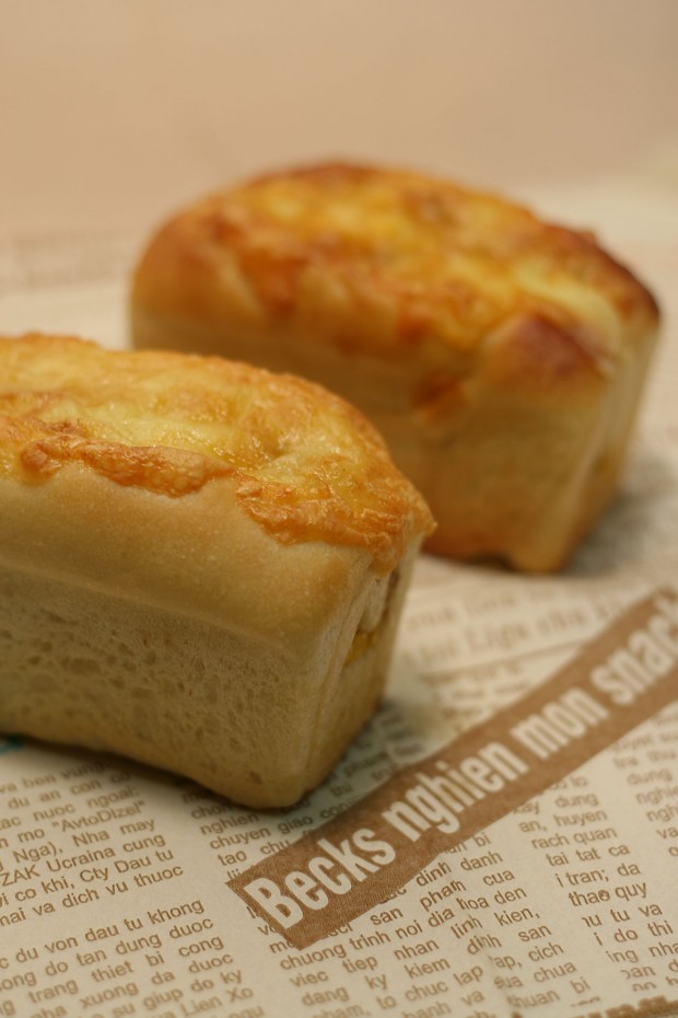 パン（コーンチーズのミニ食）フリー写真素材040