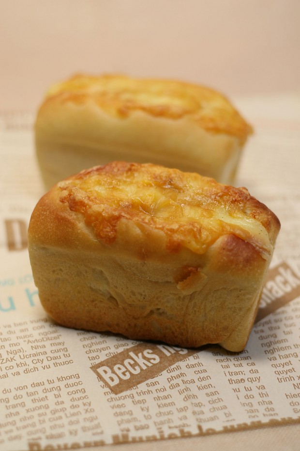 パン（コーンチーズのミニ食）フリー写真素材044